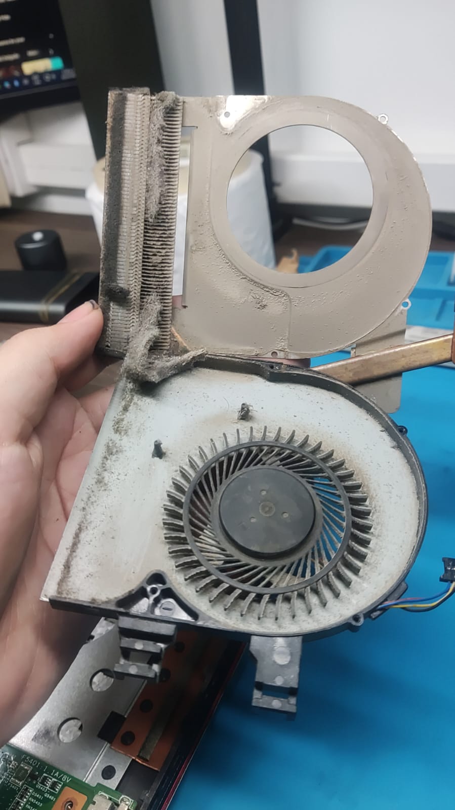 Limpieza y cambio de cooler